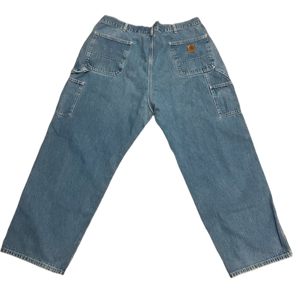 Carhartt Men’s Utility Jeans Outdoor Workwear B13 DST Dungarees Size 42 x 30